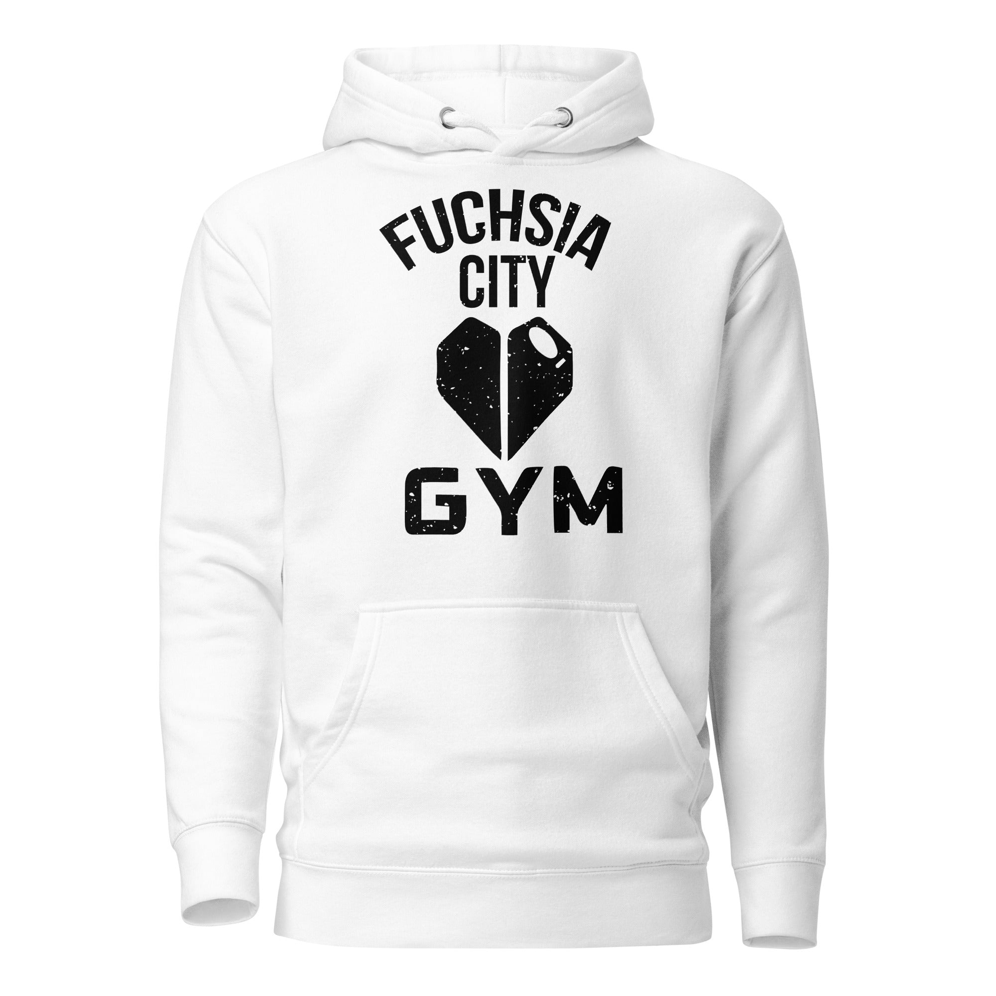 White Pokemon Fuchsia City Gym Unisex Hoodie