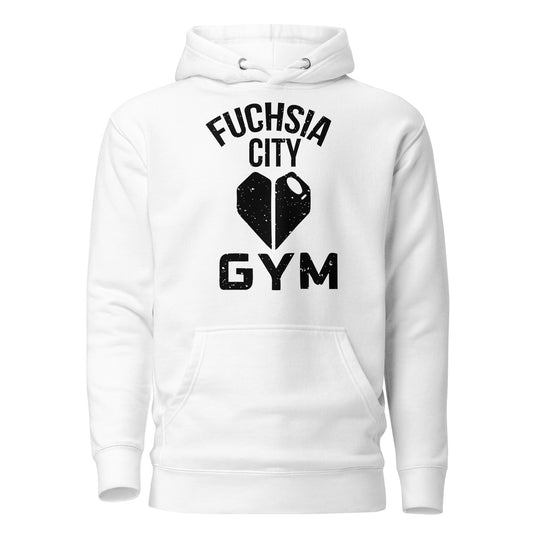 White Pokemon Fuchsia City Gym Unisex Hoodie