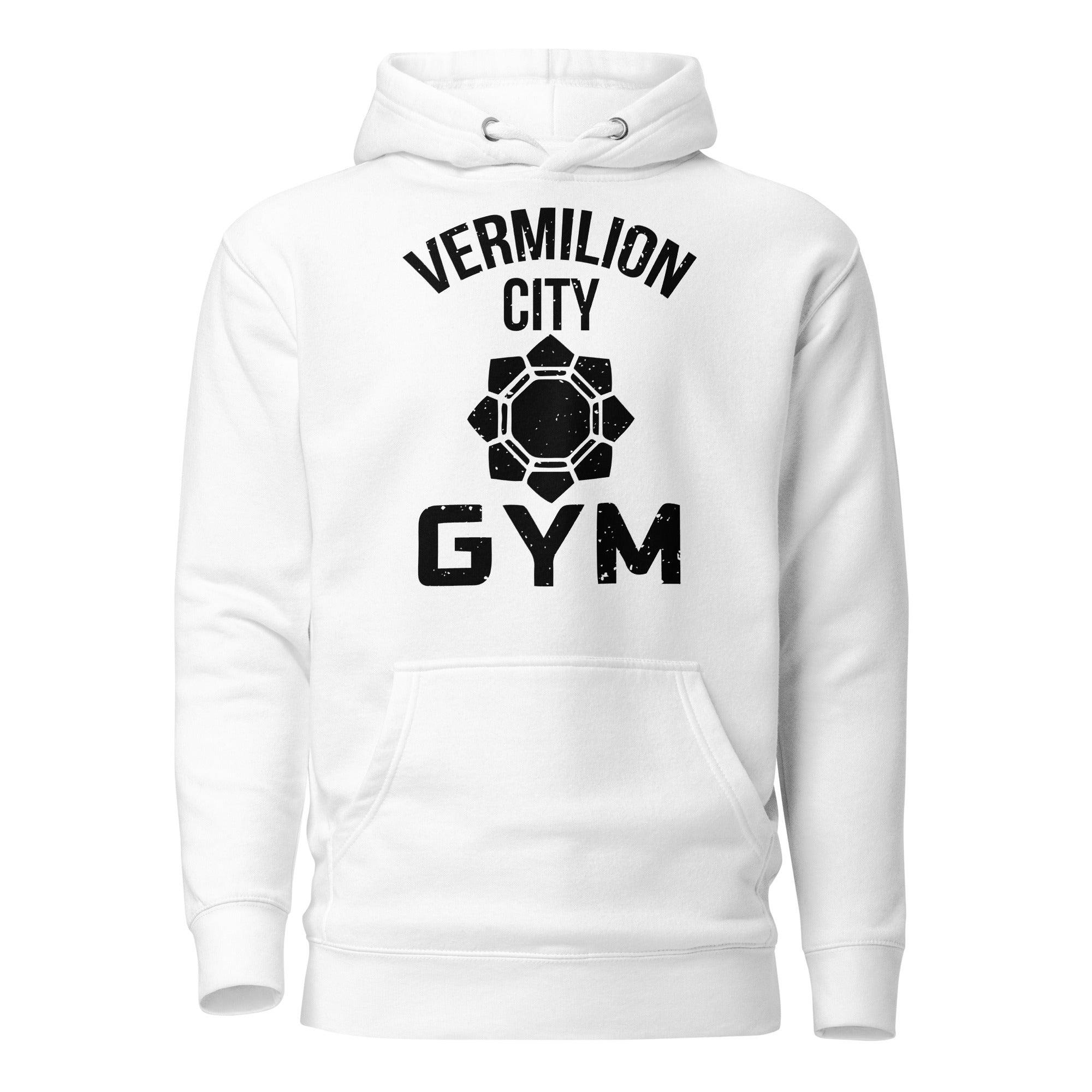 White Pokemon Vermillion City Gym Unisex Hoodie