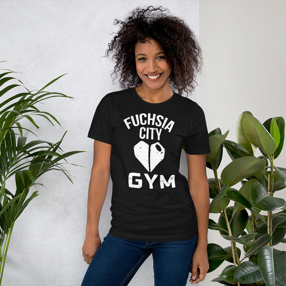 Black Pokemon Fuchsia City Gym Unisex T-Shirt