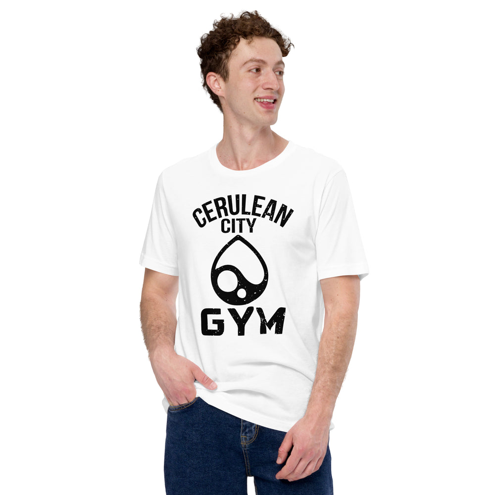 Pokemon Cerulean City Gym Unisex Mens T-Shirt