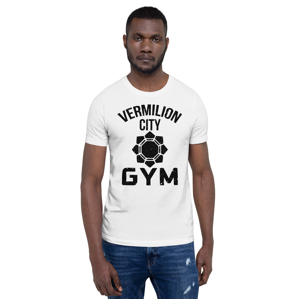 Pokemon Vermillion City Gym Unisex White T-Shirt 